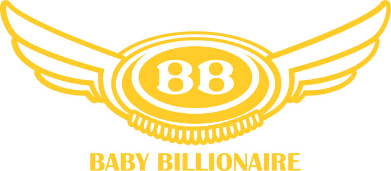 Graphic Design baby billionaire logo