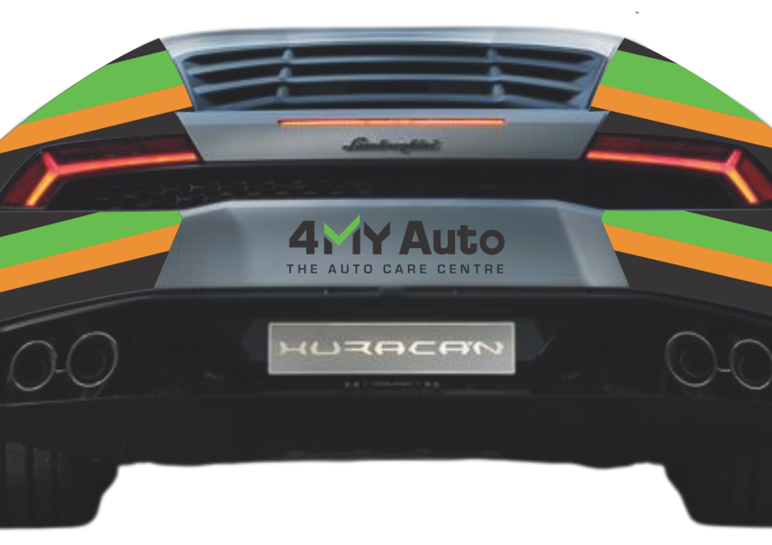 Graphic Design 4myauto lambo wrap